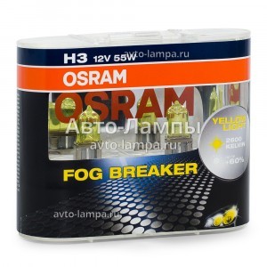 Галогеновые лампы Osram H3 Fog Breaker (+60%) - 62151FBR