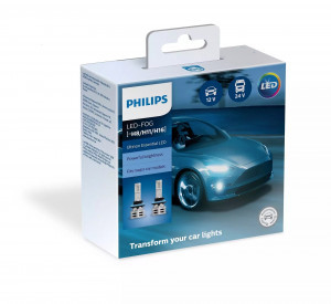 Комплект светодиодных ламп Philips H8/H11/H16 Ultinon Essential LED FOG - 11366UE2X2