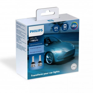 Комплект светодиодных ламп Philips HB4/HB3 Ultinon Essential LED HL - 11005UE2X2