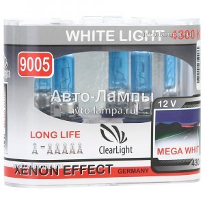 Галогеновые лампы ClearLight HB3 WhiteLight - ML9005WL