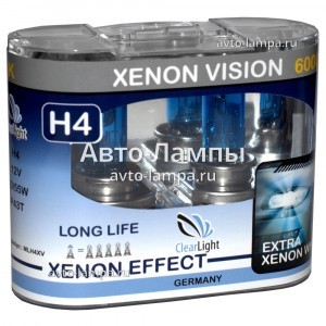 Галогеновые лампы ClearLight H4 XenonVision - MLH4XV