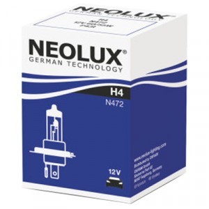 Галогеновая лампа Neolux H4 Standard - N472 (карт. короб.)