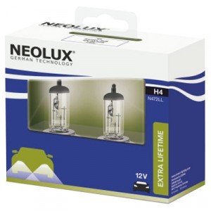 Галогеновые лампы Neolux H4 Extra Lifetime - N472LL-SCB