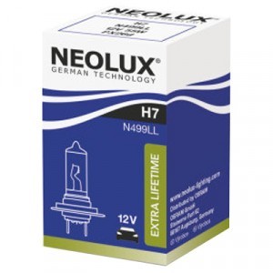 Галогеновая лампа Neolux H7 Extra Lifetime - N499LL (карт. упак. x1)