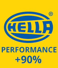 Галогеновые лампы Hella Performance +90%
