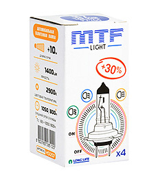 Галогеновые лампы MTF-Light Standard +30%